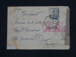 BK2  ESPANA  BELLE LETTRE CENSURA  1941 BARCELONA   A  ST GAUDENS  FRANCIA+PAIRE  +AFF. INTERESSANT++ - Nationalistische Zensur