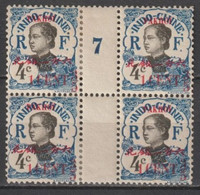 PAKHOÏ - 1919 - BLOC De 4 MILLESIME 1907 - YVERT N°36 - Ungebraucht