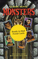 U.S.A. :1997: Postal Stationeries : A Book Of 20 Ready-to-mail Postal Cards  =====>  ## 4x5 Classic Movie Monsters ##. - 1981-00