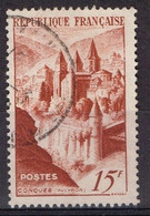 FR VAR 18 - FRANCE N° 792 Obl. Variété Impression Dépouillée - Used Stamps