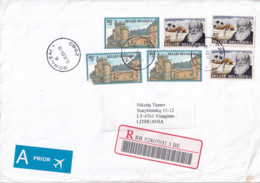 Belgium 2004 Posta Cover To Visaginas Lithuania From Bornem FRANS  HEMERUCKX Frans Hemerijckx GASBEEK - Covers & Documents