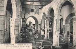 56 Rochefort En Terre Intérieur De L' église Notre Dame CPA - Rochefort En Terre