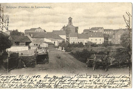 ATHUS 27.12.1903 ANGLAIS Text Rue Avec Attelages Envoyé  Vers  REIMS 706 D1 - Aubange