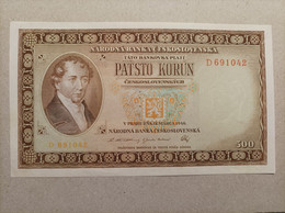 Billete De Checoslovaquia De 500 Korun, Año 1946, UNC - Tchécoslovaquie