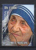 S. Tomé E Príncipe 2010 - Madre Teresa - Cancelled (3W2563) - Mère Teresa