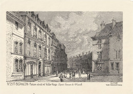 Dessin De YVES DUCOURTIOUX N° 2517. BESANCON . MAISON OU EST NE VICTOR HUGO . 29 X 21 Cms - Dessins