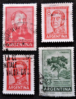 Timbre D'Argentine 1965 -1966 Personalities And Local Motifs  Stampworld N° 891 à 894 - Gebraucht