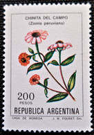 Timbre D'Argentine 1982 Flowers  Stampworld N° 1582 - Oblitérés