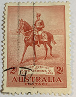 Australia 1935 The 25th Anniversary Of The Coronation Of King George V 2d - Used - Oblitérés