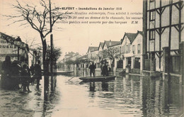 94 - ALFORT - S05426 - Inondations De Janvier 1910 - La Route Des Deux Moulins Submergées - L1 - Alfortville