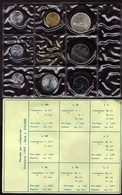 1969 Italia, Divisionale Con 500 Lire Argento - Jahressets & Polierte Platten