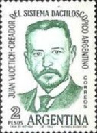 ARGENTINA - AÑO 1962 - Juan Vucetich. Policía Creador De La Identificación De Las Personas Mediante Sus Huellas Dactilar - Usati