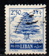 LIBANO - 1960 - CEDRO - USATO - Liban