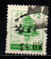 LIBANO - 1955 - CEDRO DEL LIBANO - USATO - Liban