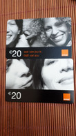 Orange 20 Euro 2 Prepaidcards Netherlands Used Rare - Origen Desconocido