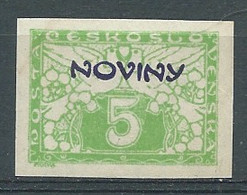 Tchécoslovaquie - Journaux  - Yvert N°  15 *-   AE 19416 - Newspaper Stamps