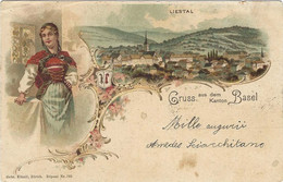 Gruss Aus Dem Kanton Basel Liestal Künzli 1901 - Liestal