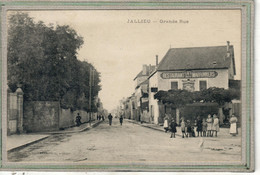 CPA - (38) JALLIEU - Aspect Du Restaurant Des Marronniers De La Grande Rue En 1910 - Jallieu