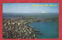 US.- SEATTLE. WASHINGTON. SEATTLE AND Mt. RAINIER. - Seattle