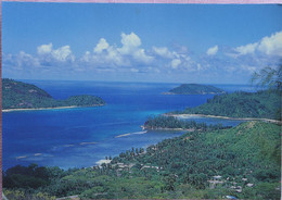 Carte Postale : Seychelles : Mahé And Surrounding Islands, Stamp In 1989 - Seychelles