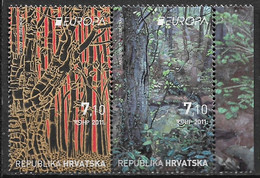 CROATIE CROATIA KROATIEN EUROPA CEPT 2011 Serie/set, Neuf/mint/ungestemp. - 2011