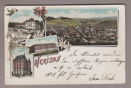 AK CH AR Herisau 1900-10-12 Litho #6815 Gebr. Metz - Herisau