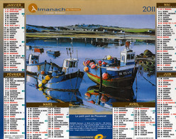 Calendrier 2011 Peinture Tableau Éric Le Pape Port-manech Pont-aven Et Le Petit Port De Plouescat (Finistère) - Grand Format : 2001-...