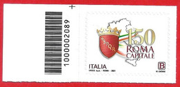 2021 (4060) Anniversario Della Proclamazione Di Roma Capitale D'Italia - 2021-...: Nieuw/plakker