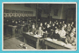 * Zellik (Asse - Vlaams Brabant) * (Carte Photo - Fotokaart Mertens) école, School, Classe, Enfants, Unique, TOP, Rare - Asse