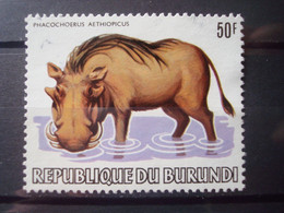 BURUNDI 1982 50F FROM FAUNA SET (without WWF Overprint) / USED - Used Stamps