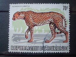 BURUNDI 1983 70F FROM FAUNA SET (with WWF Overprint) / USED - Oblitérés