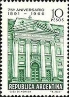 ARGENTINA - AÑO 1966 - 75º Aniversario Del Banco Nacional. - Ongebruikt