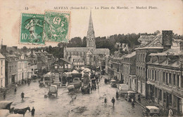 FRANCE - 76 SEINE-MARITIME - AUFFAY - La Place Du Marché - Auffay