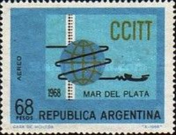 ARGENTINA - AÑO 1968 - IV Asamblea Plenaria Sobre Telegrafía Internacional Y Comité Telefónico Consultivo. Mar Del Plata - Ongebruikt