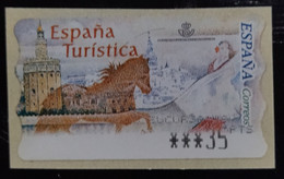 ESPAÑA ATM EN PESETAS. 5 DD/EE. ESPAÑA TURÍSTICA. NUEVO - MNH. - Timbres De Distributeurs [ATM]