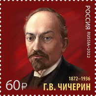 Russia 2022, History Of Russian Diplomacy Series: G. Chicherin (1872-1936), Soviet Statesman, Diplomat, VF MNH** - Ungebraucht