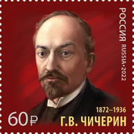 Russia 2022, History Of Russian Diplomacy Series: G. Chicherin (1872-1936), Soviet Statesman, Diplomat, VF MNH** - Nuevos