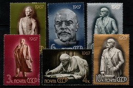 0435- URSS - 1967 - SC#: 3319-3323A - MNH - LENIN 97TH ANNIVERSARY OF THE BIRTH - Lénine