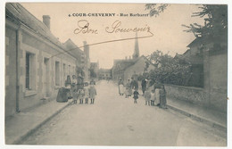 CPA - COUR-CHEVERNY (Loir Et Cher) - Rue Barberet - Cheverny