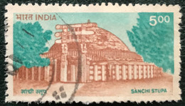 India - C13/35 - (°)used - 1994 - Michel 1423 - Sanchi Stupa - Used Stamps