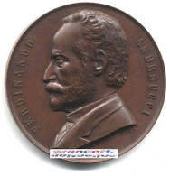 GIURECONSULTO FERDINANDO ANDREUCCI MEDAGLIA CELEBRATIVA 1888 - Professionnels/De Société