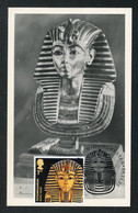UK / GRANDE BRETAGNE (2022) Carte Maximum Card Tutankhamun's Tomb, Toutânkhamon, Tutanchamun - Gold Mask - Cartes-Maximum (CM)
