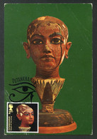 UK / GRANDE BRETAGNE (2022) Carte Maximum Card Tutankhamun's Tomb, Toutânkhamon, Tutanchamun - Head Of The King - Carte Massime