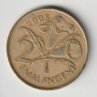 SWAZILAND 2005: 2 Emalangeni. KM 46 - Swazilandia