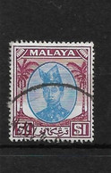 MALAYA - TRENGGANU 1949 $1 SG 85 FINE USED Cat £20 - Trengganu