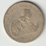 TANZANIA 1998: 200 Shilingi, KM 34 - Tanzanie