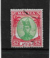 MALAYA - TRENGGANU 1949 $2 SG 86 FINE USED Cat £55 - Trengganu