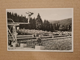 Carte OBERHARZ  BRAUNLAGE PISCINE - Oberharz