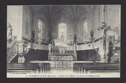 10  -  Saint Aignan Sur Roe  -  Intérieur De L'Eglise Le Christ Et Le Maître Autel - Saint Aignan Sur Rö