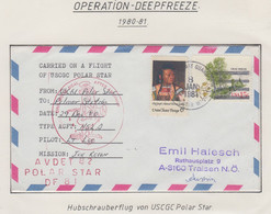 USA  1981 Heli Flight Polar Star To Palmer Station Ca Polar Star 8 JAN 1981 (DF154B) - Vols Polaires